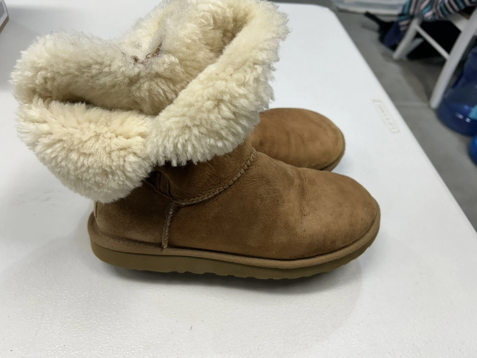 UGG stivaletti invernali abbottonati pull on donna taglia 8