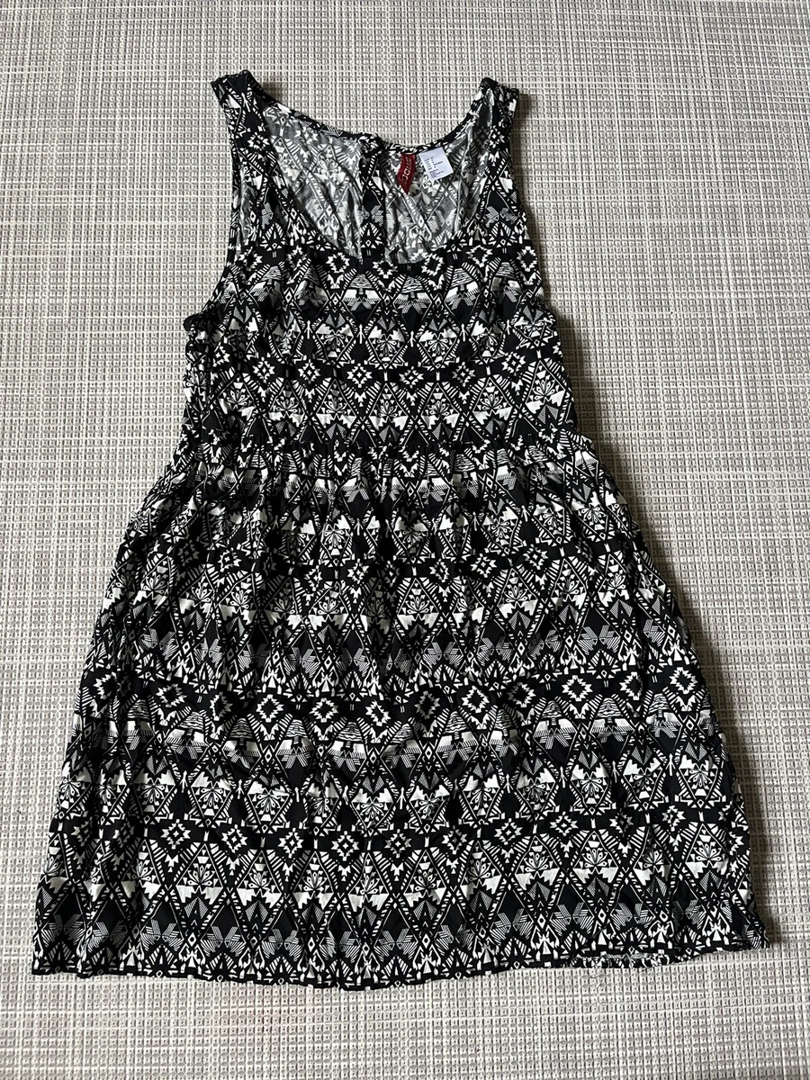 H and m shop patterned dress