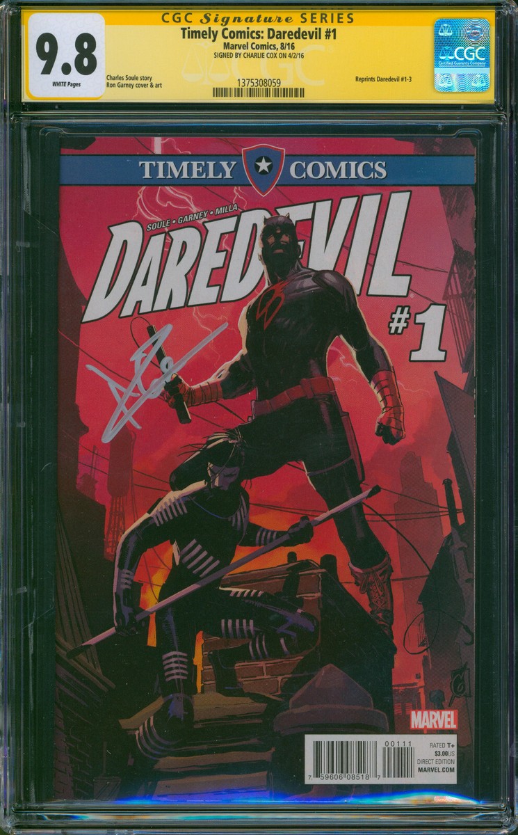 DAREDEVIL #1 CGC 9.8 2nd Appearance Blindspot CHARLIE COX