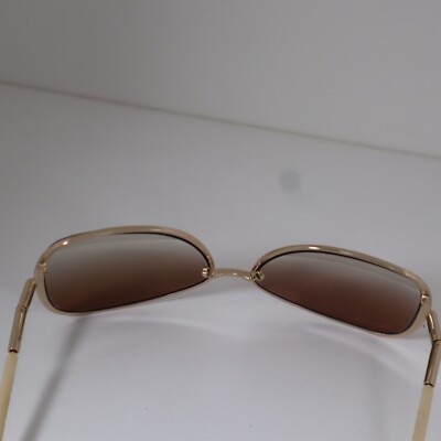 TOM FORD TF 319 32F SOLANGE Gold White Oversized Sunglasses  display picture 3