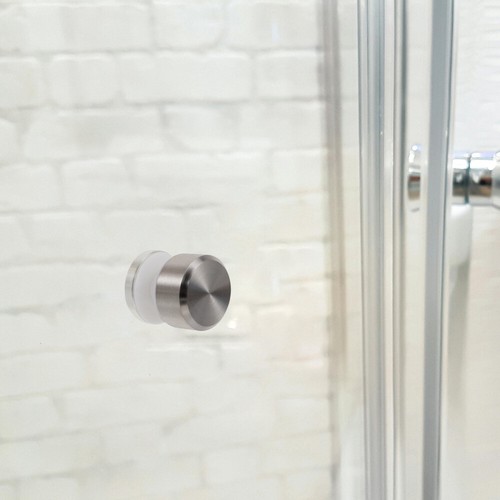 2 Piece Handrail Glass Bracket, Stair Glass Fixture, Heavy Duty - Picture 10 of 12