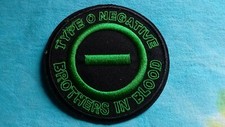 Type O Negative Brothers In Blood 3 Inch Iron On Patch