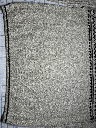 Vintage Pullover handgerahmt XL Baumwolle Acryl Fair Isle Nordic - Bild 6 von 10