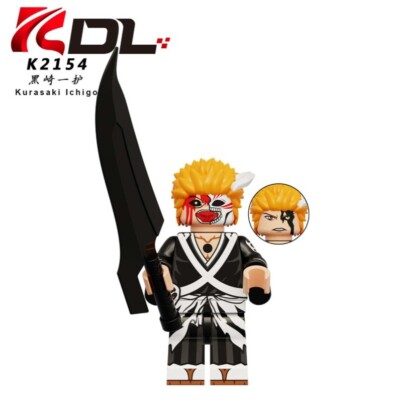 Ichigo Kurosaki Bleach Custom 2'' Miniature Figure  (New/Mint)