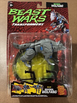 Transformers Beast Wars MAXIMAL WOLFANG Figure -Hasbro -Kenner -NIP
