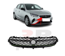 Für Vauxhall Opel Corsa 20-23 Vordere Obere Mitte Gitter Nein Emblem Chrom Rand