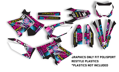 Polisport restyle GRAPHICS KIT 2001 - 2008 RM 125 / 250 DECAL MOTOCROSS ...