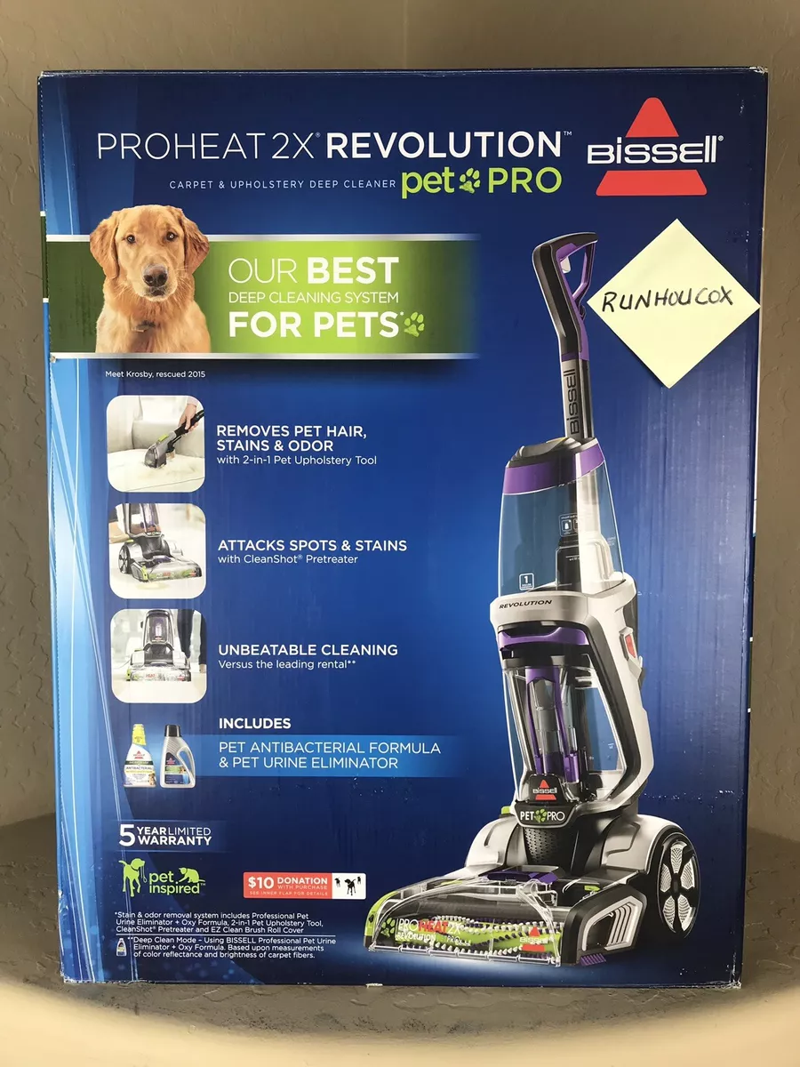 BISSELL Pro Heat 2X Revolution Pet Pro Carpet Cleaner - Purple