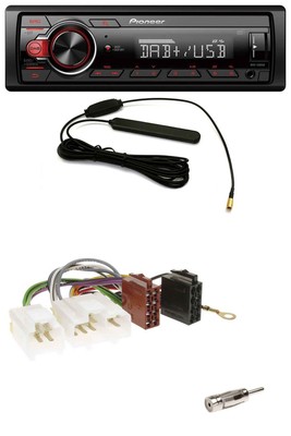 Pioneer MP3 DAB 1DIN AUX USB Car Stereo for Nissan Primera P10 (1990-1999)