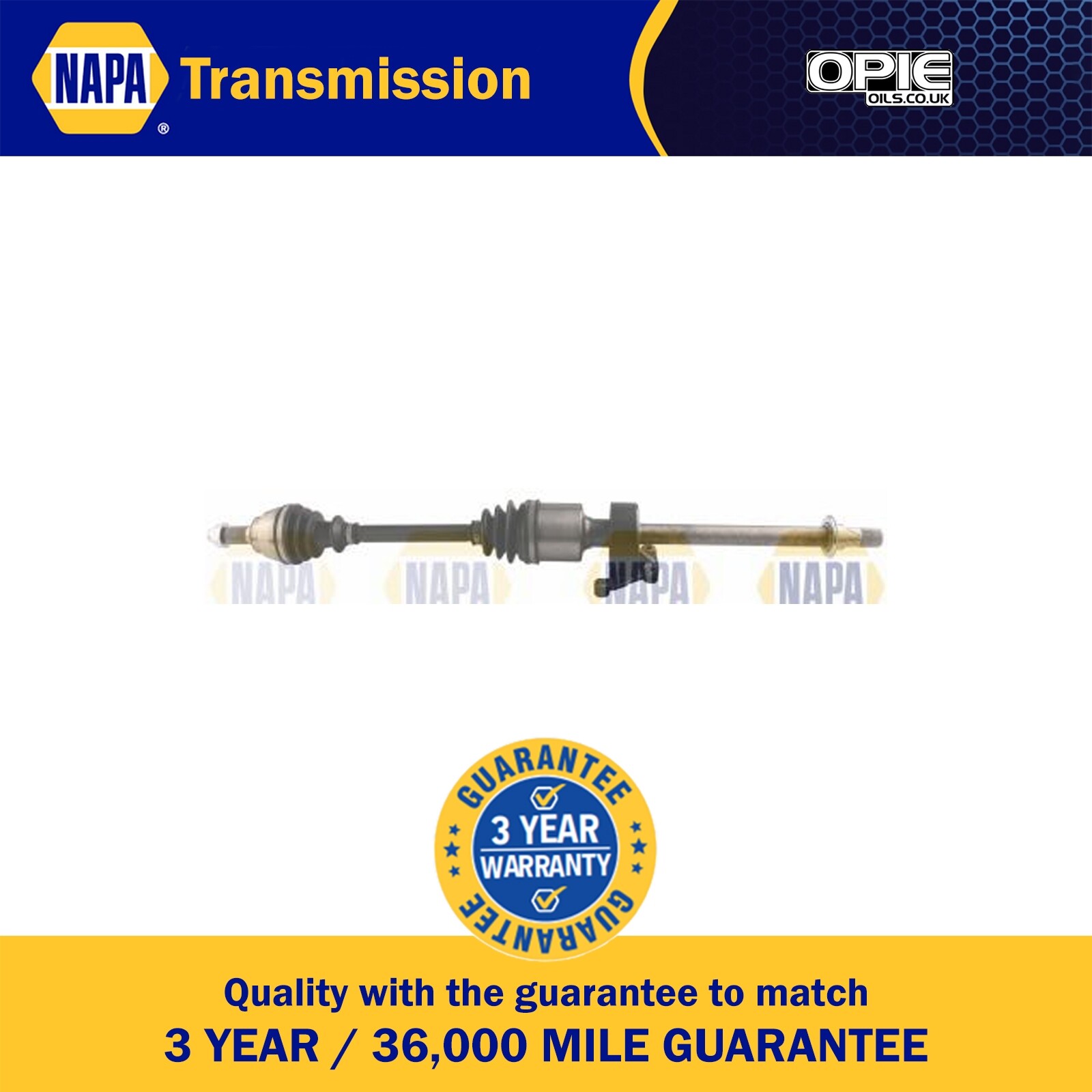 NAPA Driveshaft NDS1009R - OEM Performance - Fit - Quality - Reliable Fit
