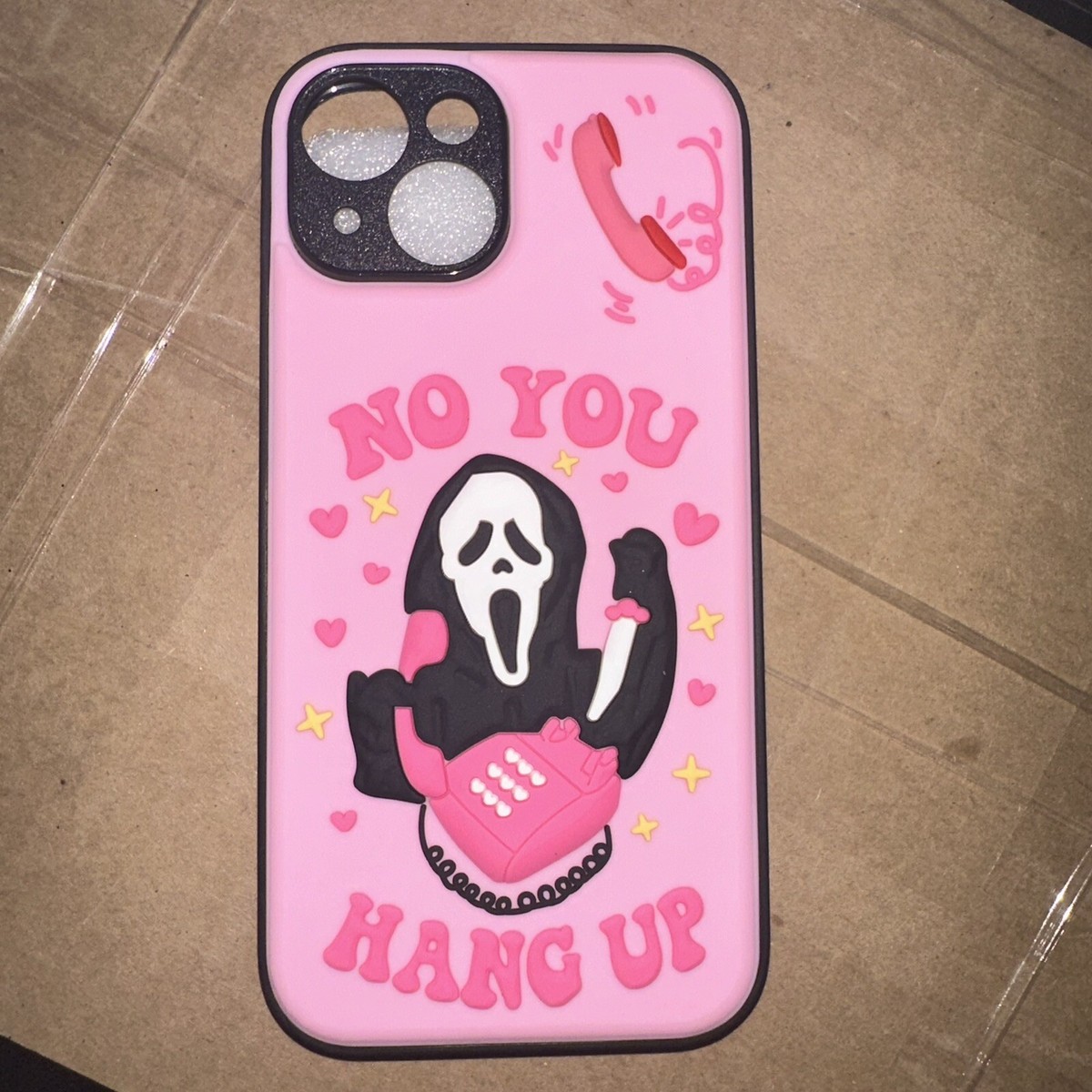 Original Accessories Scream Ghostface No You Hang Up Case For Apple iPhone 15 Original Accessories Scream Ghostface No You Hang Up Case For Apple iPhone 15