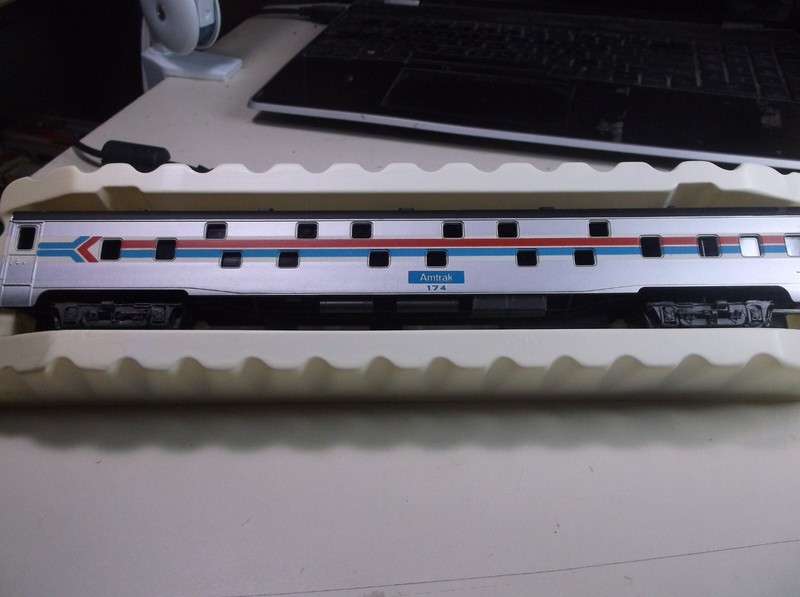HO Duplex Sleeper Passenger Car.174 AM TRAK AHM. Original Box