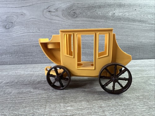 Ricambio diligenza oro giallo Fisher Price Little People Western Town 1982