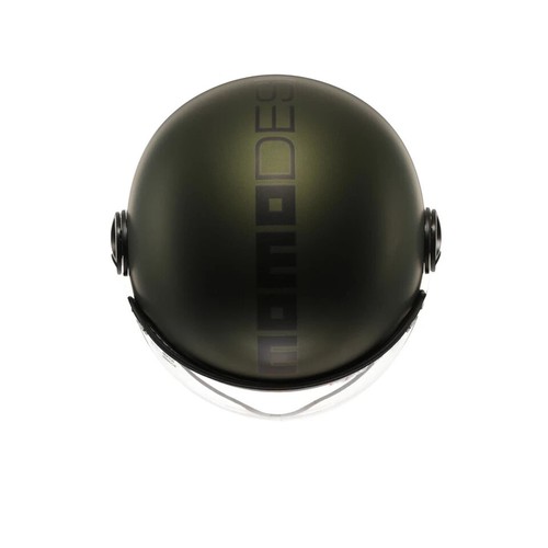 Casco MOMO DESIGN FGTR EVO E2206 Jet Mono Verde Opaco Matt GREEN/BLACK 002 new - Imagen 4 de 6