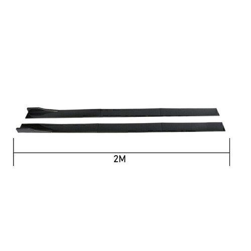 78.7'' Carbon Fiber Side Skirts Rocker Panel Splitter Lip For Scion xA xB tC FRS - Picture 4 of 11