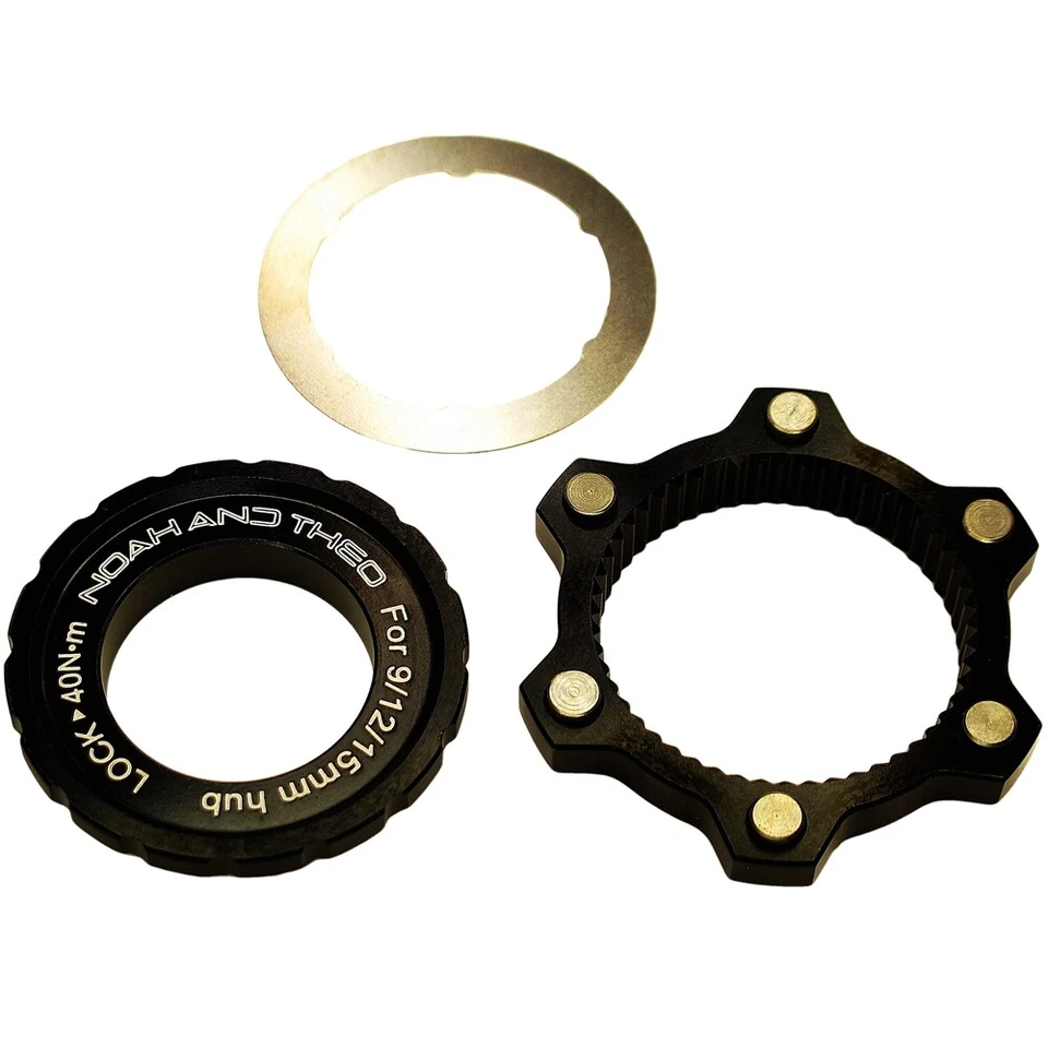 IS International Standard 6 Bolzen auf Center Lock Adapter Mitte 9mm 12mm 15mm Nabe - Bild 3 von 4