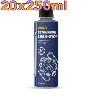 20x250 ml Getriebe Öl Oel Leak-Stop Ölverlust Stop MANNOL Additive Zusatz
