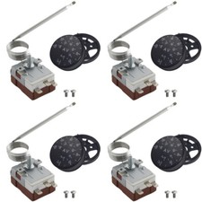 4pc Adjustable Electric Cooling Fan Thermostat Controller Temperature Switch Kit