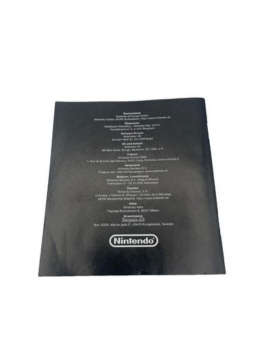 Nintendo Gamecube Bedienungsanleitung Memory Card Speicherkarte- EUR-1 Booklet - Bild 2 von 2