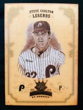 2004 Donruss Diamond Kings #172 Steve Carlton Sepia Black & White Parallel Mint 