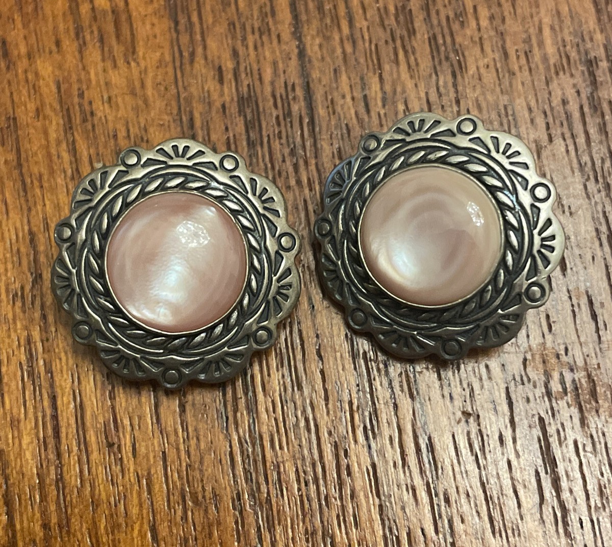 Vintage Relios By Carolyn Pollack 925 Sterling Silver Pink  display picture 1