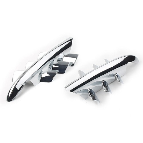 Für Honda Goldwing GL1800 2001-2011 Verkleidung Premier Shark Gills Set Chrom - Bild 7 von 12