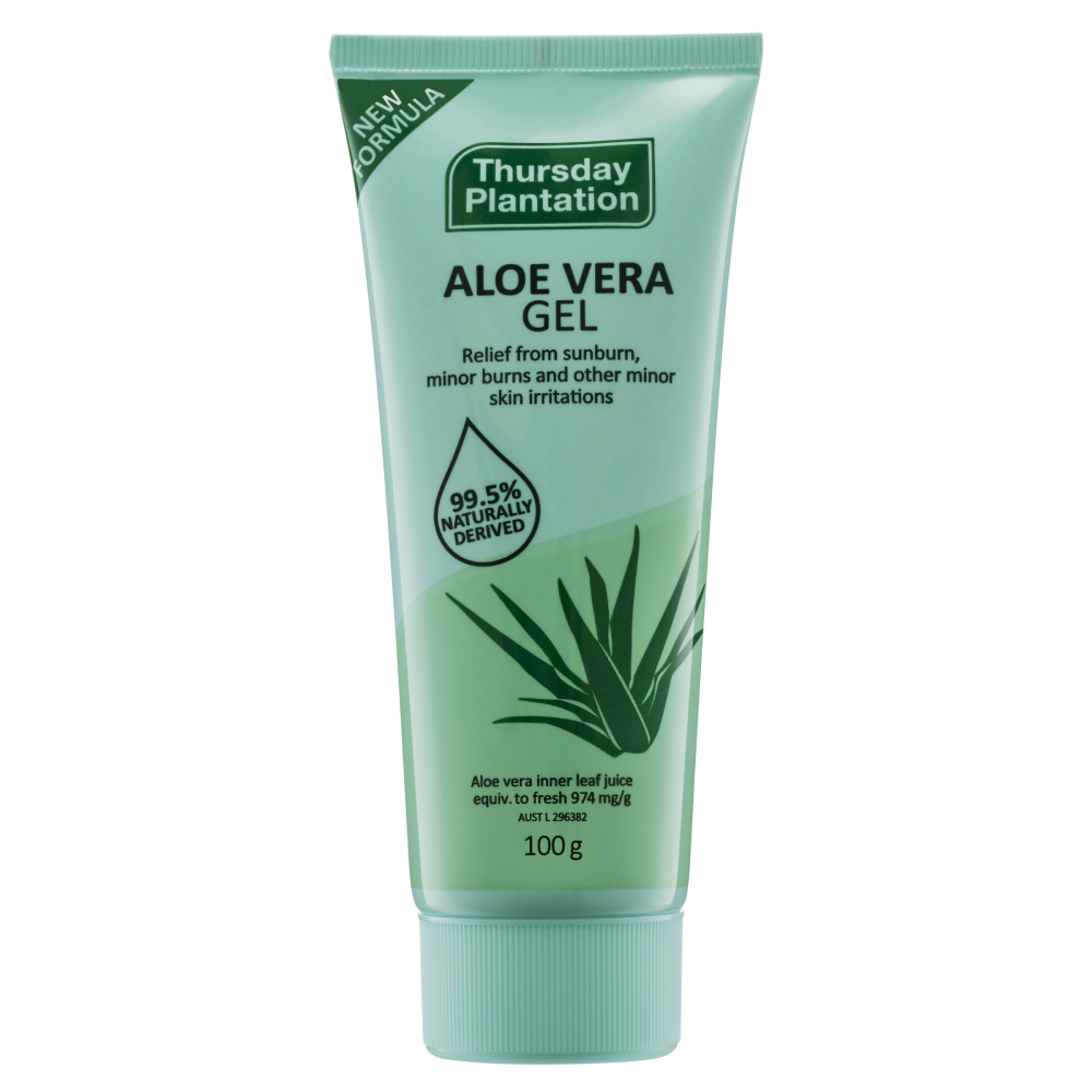 Thursday Plantation Aloe Vera Gel 100g Relief Sunburn Minor Burns  Irritations | eBay