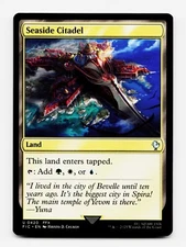 Seaside Citadel [Commander: Final Fantasy] MTG (FIC) - Tri-Color Land 🌳⚪💧