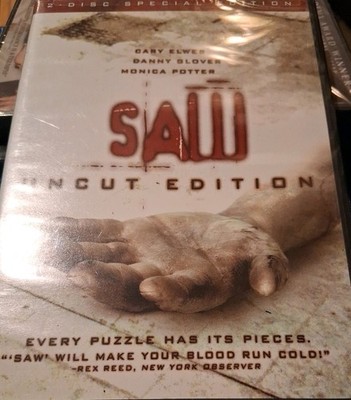 Saw - Uncut Edition(Two-Disc Special Edition) - DVD 2004 * New  sealed 
