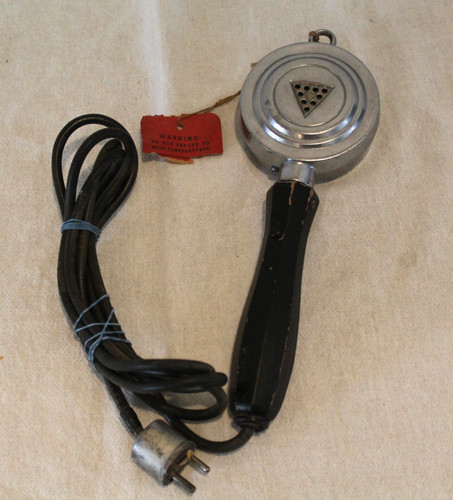 Shure Brothers Model 71AS vintage Microphone Crystal - W/ Wood Handle -Rare 1935