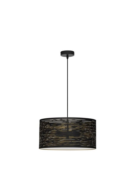 Nova Luce Pendelleuchte Zane Schwarz Gold HöHenverstellbar Dimmbar E27 40 Cm-image