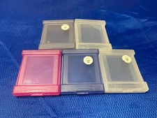 Lot of 5 Nintendo Gameboy nonoriginal Game Storage Cartridge Cases Dust Covers