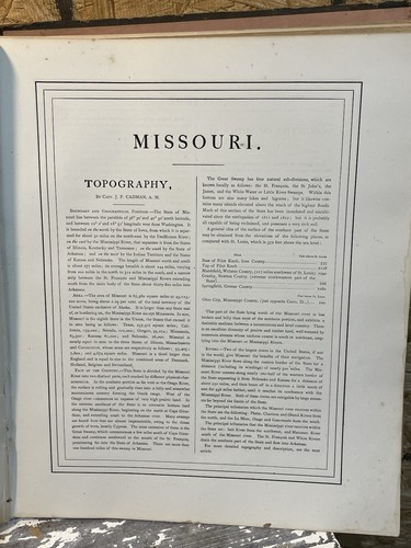 1873 Campbell's New Atlas Of Missouri & Mitchell's Combined Atlas 1st Edit, (4C) - Picture 10 of 18
