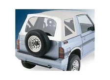 Smittybilt 98752 89-94 Sidekick/Geo Tracker Soft Top w/Clear Windows Vinyl White