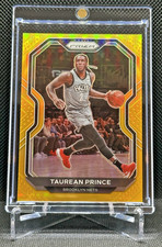 2020 Prizm TRUE GOLD /10 Taurean Prince RARE Brooklyn Nets now Bucks!