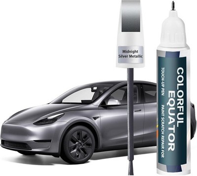 Tesla Model Y/3/X/S Touch Up Paint Pen, Two-in-One Scratch Repair for Deep Scrt