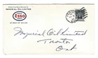 1953 Canada - Fernie, B.C. Duplex Cancel Cover - ESSO Imperial Oil Corner Card