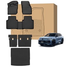 Peleus TPE Floor Mats for Volkswagen Tiguan 2025-2026 - Custom Fit All Weather
