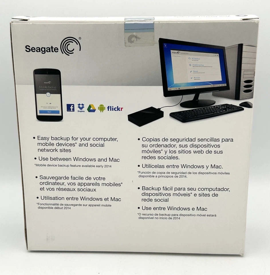 Seagate Expansion Desktop External Drive SRD00F2 3TB HDD - Works Great - Image 2 of 4