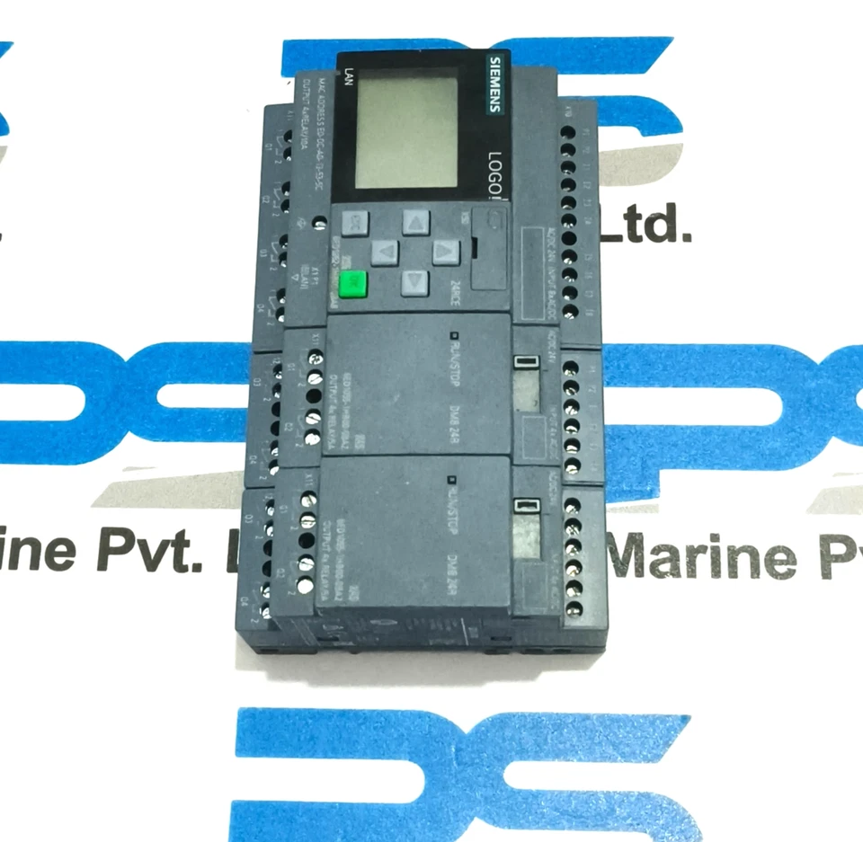 Siemens 6ED1052-1HB00-0BA8 LOGO! 24RCE With DM8 24 R 2Module 4xRelay/5A - Image 3 of 4