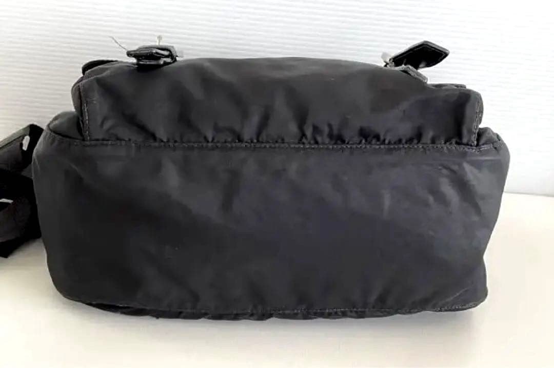 PRADA Nylon Shoulder Bag Black thumbnail 4