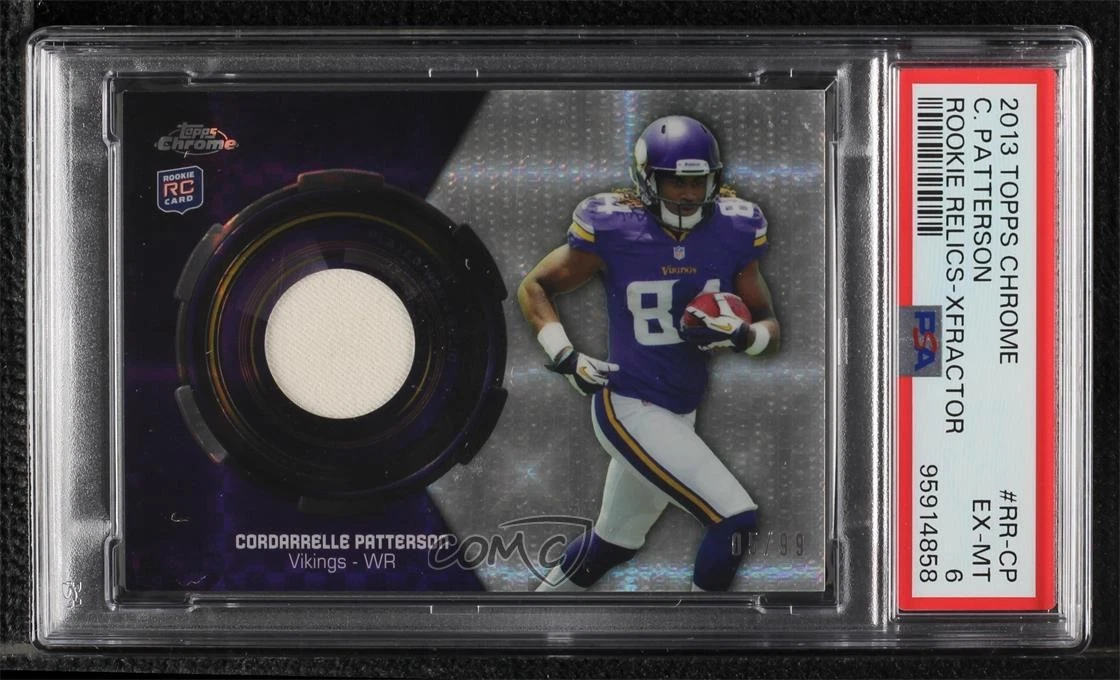 Cordarrelle Patterson Topps Chrome Rookie Relics #RRCP Xfractor