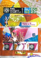 2023 Panini FIFA Women’s World Cup Sealed STARTER KIT-Collector Album+3 Packs!