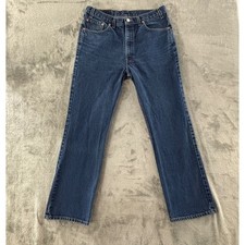 Vintage Levi's 517 Bootcut Jeans Mens 36x32 Medium Wash Red Tab Y2K USA Made