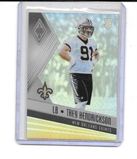 2017 PHOENIX TREY HENDRICKSON RC ROOKIE CARD SAINTS RAVENS. rookie card picture