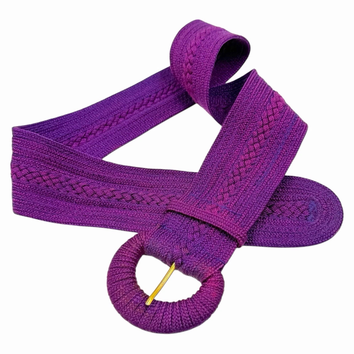 Diane Von Furstenberg Kezzamulti Waist Belt‎ Purple Multi Womens Size Large Diane von Furstenberg Waist Belt Belts for Women for sale | eBay main image 3