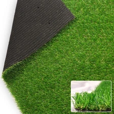 0.8 inch Artificial Grass, 3 ft x 5 ft Realistic Turf, Indoor Outdoor Artific...