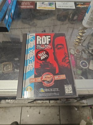 RDF: Global Conflict (Sega CD, 1995) Complete W Reg - Tested - Authentic