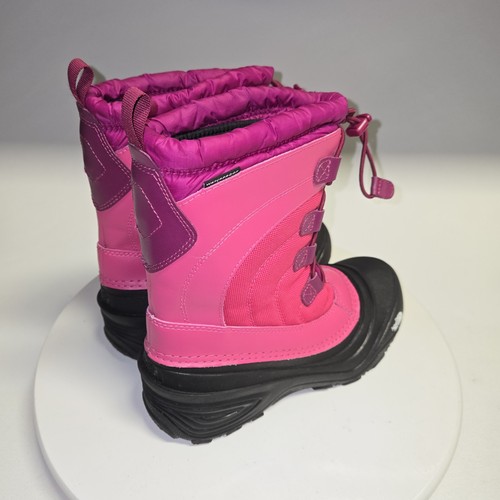 North Face Schneestiefel Jugend Mädchen 5 rosa Therma Filz plus isoliert Winter Regen - Bild 9 von 13
