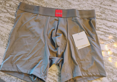 Calvin Klein Icon Logo Graphic Boxer Brief Microfiber XLarge MINT FREE SHIPPING!